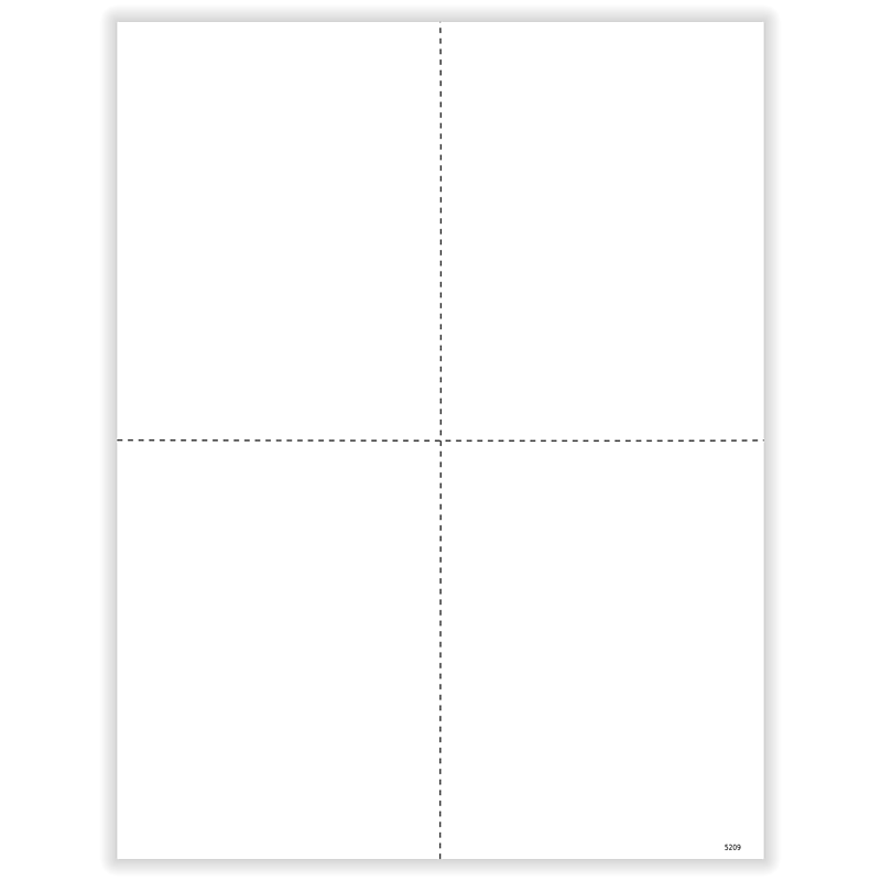 ComplyRight 2025 W-2 Tax Form, 1-Part, 4-Up, 50/Pack (520950) image 1