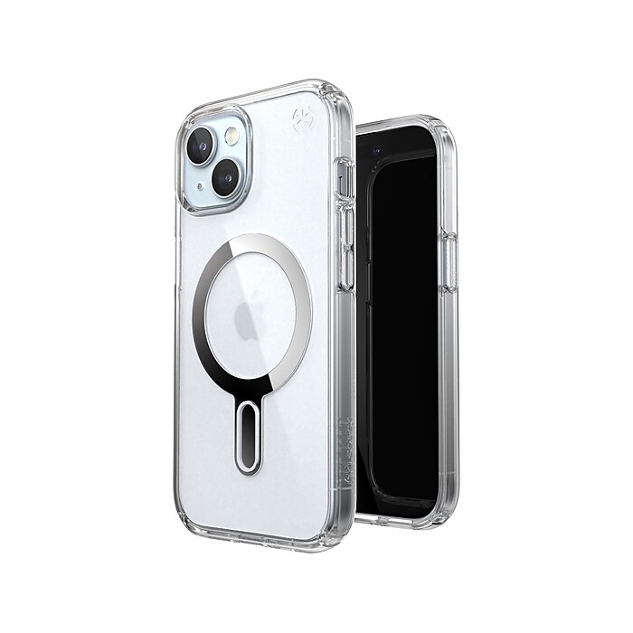 Speck Presidio Perfect-Clear MagSafe ClickLock Phone Case for