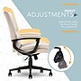 Click365 Ergonomic Velvet Swivel Executive Chair, Taupe (CCHR10024D)~#|#~F3A8F15C-6E60-4E34-B03D8C540F684777_sc7