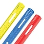 Westcott 12" Plastic Standard Ruler, Assorted Colors, Each (10526-001)~#|#~F3AB3F67-8550-4E67-9B1C5790A63CE2C4_sc7