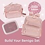 bentgo Kids Insulated Lunch Bag, 3-Compartment, Petal Pink Glitter (BGPTBAG-PPGL)~#|#~F3ABD4F9-5D82-4DC7-A24D4D1718D8CD7A_sc7