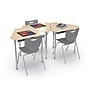 MooreCo Astute 33.8"W Diamond Student Desk, Fusion Maple, 2/Pack (59086)~#|#~F3AC5296-B889-4F47-AD204A41D2C1D7D3_sc7