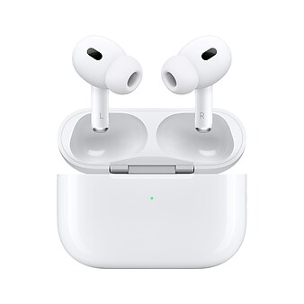 Apple AirPods Pro (2nd Generation) Bluetooth Earbuds with MagSafe Charging Case (MQD83AM/A)