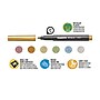 CARIOCA Metallic Water Based Water-Based Marker, Maxi Tip, Assorted Colors, 6/Set (CRA43161)~#|#~F3B24FD4-E498-4231-A2EBEC8D74A4B5E2_sc7