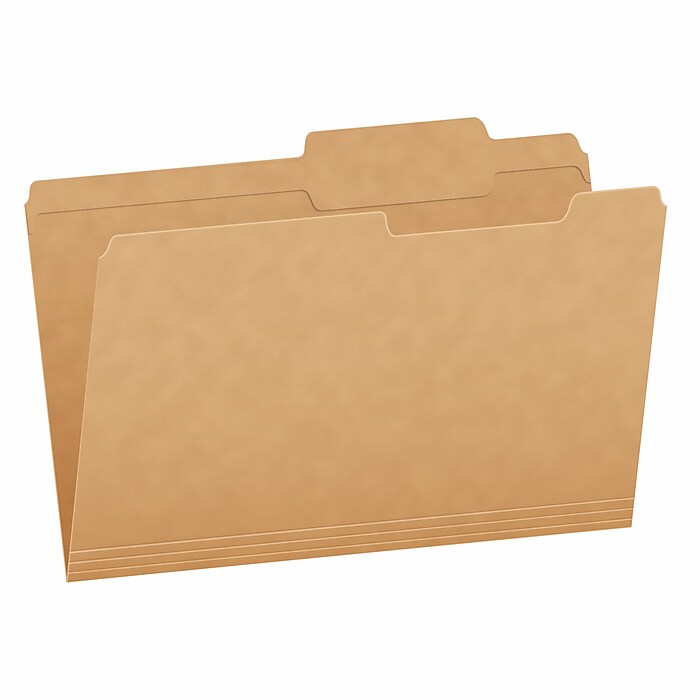 Pendaflex File Folder, 1-Tab, Legal Size, Kraft, 50/Box (1007042