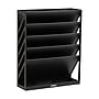 Mind Reader 5-Compartment Plastic Mountable Wall File, Black (WALLANCH-BLK)~#|#~F3B6AE49-E62E-4DE4-AE651A5A81809154_sc7