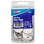 Avery Split Ring Key Tags, White, 50/Pack (11025)~#|#~F3C02BBE-047A-43DA-BE385A18D2009760_sc7