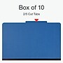 Pendaflex Heavy Duty Classification Folder, 3-Dividers, 3" Expansion, Legal Size, Blue, 10/Box (1006944)~#|#~F3C1728B-6302-4268-B69C31896B5F3929_sc7