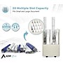 AdirOffice 20-Slot Mobile Roll File, 24.75"H x 15.25"W x 13.25"D, White (624-WHI)~#|#~F3C18A45-6E9B-4478-96C1956F20545AA9_sc7