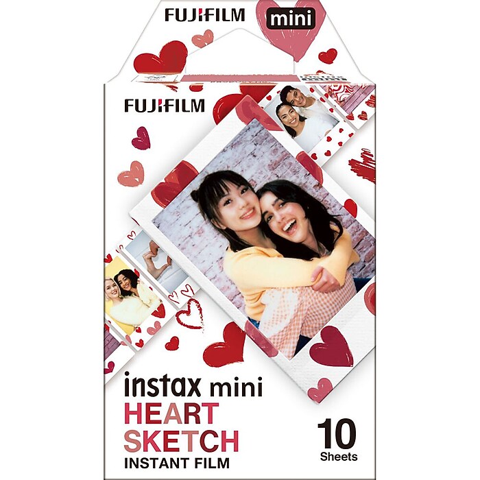 FUJIFILM INSTAX MINI Instant Film for Instax Mini Cameras, Heart