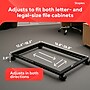 Staples Adjustable File Caddy, Letter/Legal Size, Black (ST52140-CC)~#|#~F3C47055-5023-41C8-A76A5A2D708DC2FC_sc7
