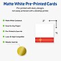 Avery Gold-Red Gift Matte Blank Card, White, 120/Pack (S00-FG6)~#|#~F3C5B8F6-33CD-4754-A3C33B6620480F64_sc7