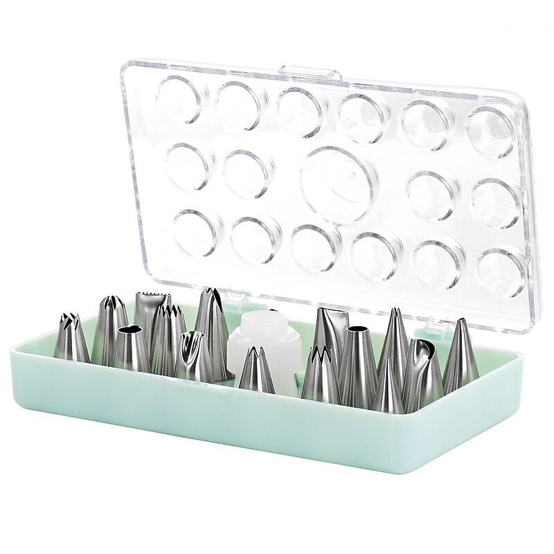 Martha Stewart Stainless Steel Assorted Cake Decorating Nozzles, 16 Piece (935117932M) image 1