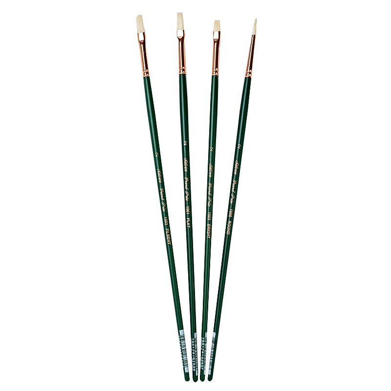Silver Brush Grand Prix Size 2 Variety Brush Set, 4/Pack (SLVGP1078) image 1
