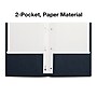 Staples Smooth 2-Pocket Paper Folder with Fasteners, Navy, 25/Box (50780/27547-CC)~#|#~F3CC860E-0EAD-4D9E-A3C371EB21110779_sc7