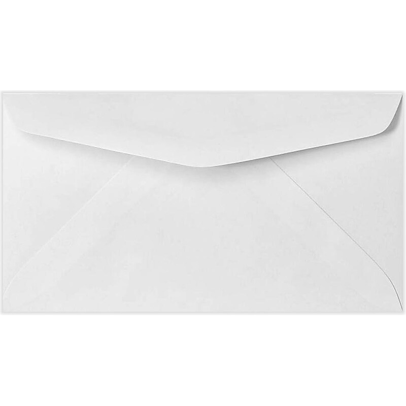JAM Paper #7 Booklet Envelope, 3 3/4" x 6 3/4", White, 50/Pack (43430-50) image 1