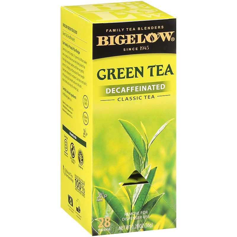 Bigelow Decaffeinated Classic Green Tea Bags, 28/Box (RCB10347) image 1