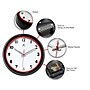 Infinity Instruments Lux Wall Clock, Plastic/Glass, 12" (14917BK-R3140)~#|#~F3D10DCA-1818-45D8-9DDDE856D763B61F_sc7