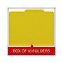 Medical Arts Press Pressboard Classification Folder, 1 Divider, 2" Expansion, Letter Size, Yellow, 10/Box (DV-T42-14-3YLW)~#|#~F3DDAE21-723A-4FE5-92ED64226D5947E3_sc7
