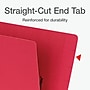 Pendaflex End Tab File Folder, Straight Cut, Legal Size, Red, 100/Box (1007079)~#|#~F3DEA345-4713-4344-832A07062A48BAE1_sc7