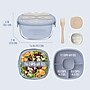 bentgo Wildly Chic All-in-One Salad Container, 5-Compartment, Soft Blue, 61 oz. (BGLSLPT-WCSB)~#|#~F3DF9381-EF03-46D1-AA7DBCA05D2ECB0E_sc7