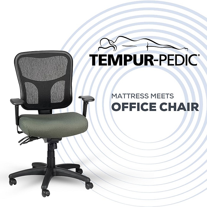 Tempur-Pedic TP8000 Ergonomic Fabric Task Chair, Olive (TP8000