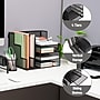 Mind Reader Metal Desk Organizer, Black (FOLDFILE-BLK)~#|#~F3E7FBB4-4316-4B96-AA4589A0E1704ED2_sc7