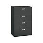 HON Brigade 600 Series 4-Drawer Lateral File Cabinet, Locking, Letter/Legal, Charcoal, 36"W (H684.L.S)~#|#~F3F287FF-4C7D-4983-9B68AABD8102A671_sc7