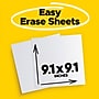 Post-it Easy Erase Plastic Adhesive Dry-Erase Whiteboard, 9.1" x 9.1", 2/Pack (FWS-Sheets-2PK)~#|#~F3F3C787-12AA-47A5-89C9622B420D871E_sc7