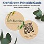 Avery Integrated Cards, 2" Dia., Matte Kraft Brown, 600/Box (95268)~#|#~F3F43E12-48BA-4799-AA618D4B555E0E54_sc7