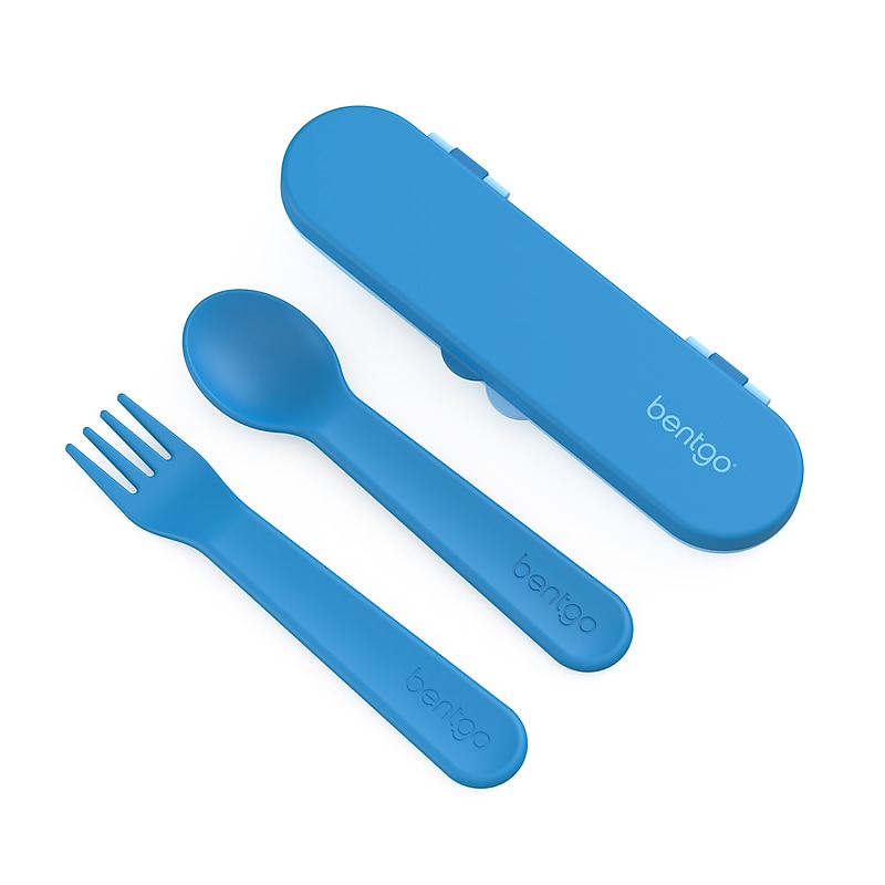 Bentgo Kids Utensils Set, Blue (BGKDUTPL-B) image 1