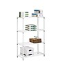 Honey-Can-Do 4-Tier Heavy-Duty Adjustable Shelving Unit with 250-lb Weight Capacity, 14"W, White (SHF-09440)~#|#~F3F9D872-9B17-4AB0-970857E417D5DB44_sc7