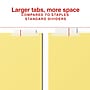 Staples Large Tab Insertable Paper Divider, 8 Tabs, Buff with Clear Tabs, 4 Sets (13516/14482)~#|#~F3FAD69B-375E-4595-9665992E565F8812_sc7