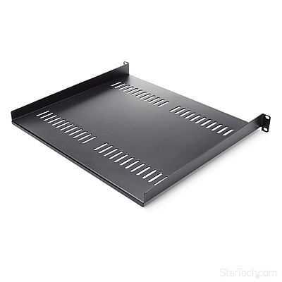 StarTech Vented 1U Rack Shelf, 16in Deep, 1U Rack Mount Shelf Simolary simolary.com