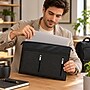 Vangoddy Exo Woolen Felt 15.6" Laptop Sleeve, Black (NBKLEA795)~#|#~F3FC4ABA-C34E-46CD-A278F1C8DEA738EC_sc7