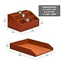 Mind Reader PU Front Loading Letter Tray Set, Brown, 2/Set (PUWSET-BRN)~#|#~F3FE80F6-381B-4AC8-BCC2ADEFBBD1AE34_sc7