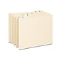 Staples® A-Z Index File Guide, Letter, Manila, 25/Set (ST118257)~#|#~F40580CF-4986-406C-9BD3CB8BBACC450F_sc7