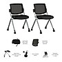 Bush Business Furniture Envision Mesh Folding Chairs, Black, 2/Set (CH4002BLF-03)~#|#~F40D203C-98EF-41B0-8CA4C27512FCF3AC_sc7