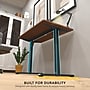 Mount-It! 40"W Electric Rectangular Adjustable Standing Desk, Hazelnut/Black (MI-8036)~#|#~F410758C-A056-45C3-8989EDB66E5E1098_sc7