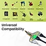 GoGreen Power 2' Indoor/Outdoor Extension Cord, 3-Outlet, 12 AWG, Orange (GG-15302)~#|#~F4109877-2FD5-43CE-81E17D31C3DE48CA_sc7