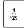 Avery Laser ID Labels, 8-1/2" x 11", White, 25 Labels/Pack (6465)~#|#~F4186E34-5702-4849-ACAA766C87D3651F_sc7