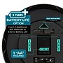 La Crosse Technology Atomic Wall Clock, Metal, 16" x 2.25" (WT-3161BK)~#|#~F41E1A08-F232-425C-AA4C709F07A12020_sc7