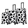 InUSA Prints 3-Piece Hardside Spinner Luggage Set, TSA Checkpoint Friendly, Cow Animal Print (IUAPCSML-COW)~#|#~F41FBA61-375D-4ED0-B62394529A22C81E_sc7