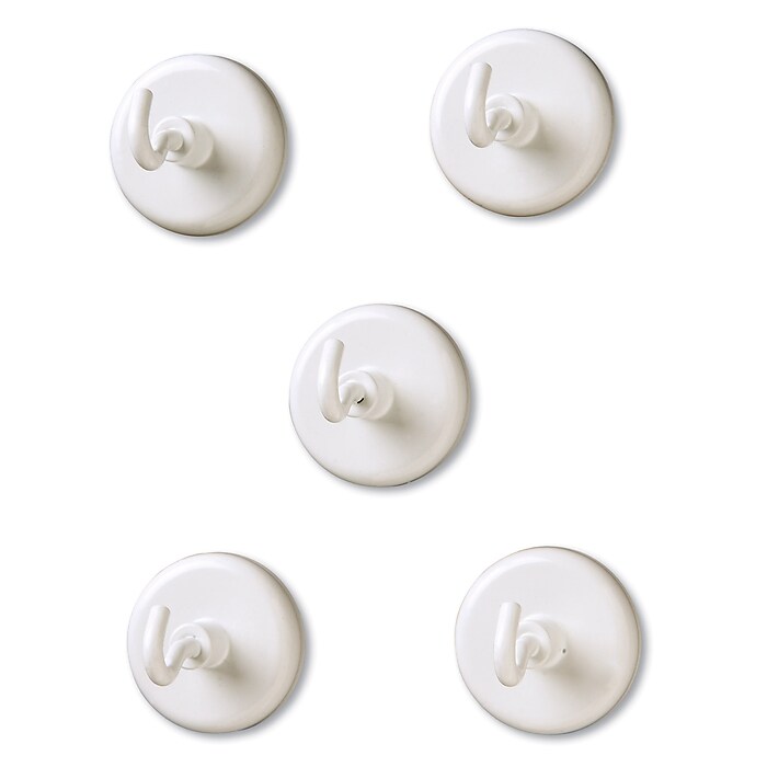 Learning Resources Magnetic Hooks, Strong Magnetic Hooks, White