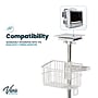 Viva Comfort Edan Elite V-Series Monitor Universal Vital Sign Mobile Stand with Mounting Plate, White (ADIME912-C-MP-07-MK)~#|#~F4264B2A-B3C1-407B-8BC2EAA36D89BE9D_sc7