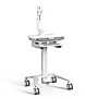 Mount-It! MedHub Mobile Medical Cart Workstation with Monitor Mount and Locking Caster Wheels, White/Grey (MI-16015)~#|#~F426B57F-B51F-4067-A7DFE2846918E47E_sc7