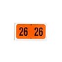 Smead ETYJ Color-Coded Year "26" Labels, 1-1/2" x 3/4", Orange, 500/Roll (68326)~#|#~F4284705-7A4A-428C-837ACC0E2451DF2D_sc7