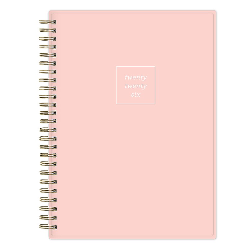 2026 Blue Sky Wisteria 5.875" x 8.625" Weekly & Monthly Personal Organizer, Plastic Cover, Assorted Colors (158087) image 1