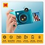 Kodak Smile+ 2-in-1 Instant Camera & Bluetooth Printer Starter Bundle with Black Case, Blue~#|#~F43274E2-4F12-4967-9999823BABA30BA2_sc7