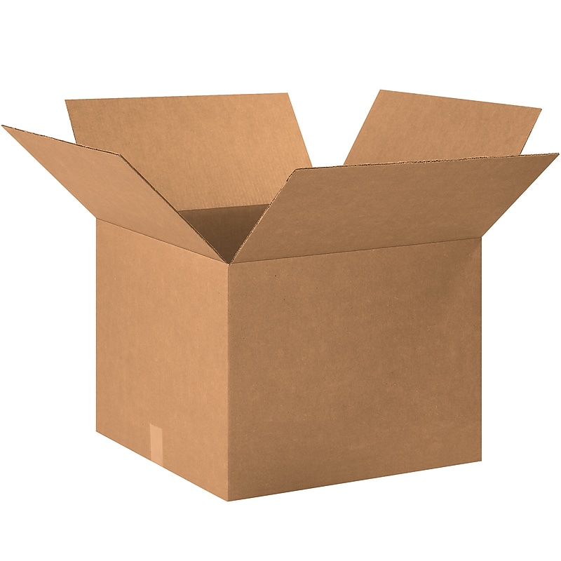 20" x 20" x 15" Shipping Boxes, 32 ECT, 12/Pack (202015RP12) image 1